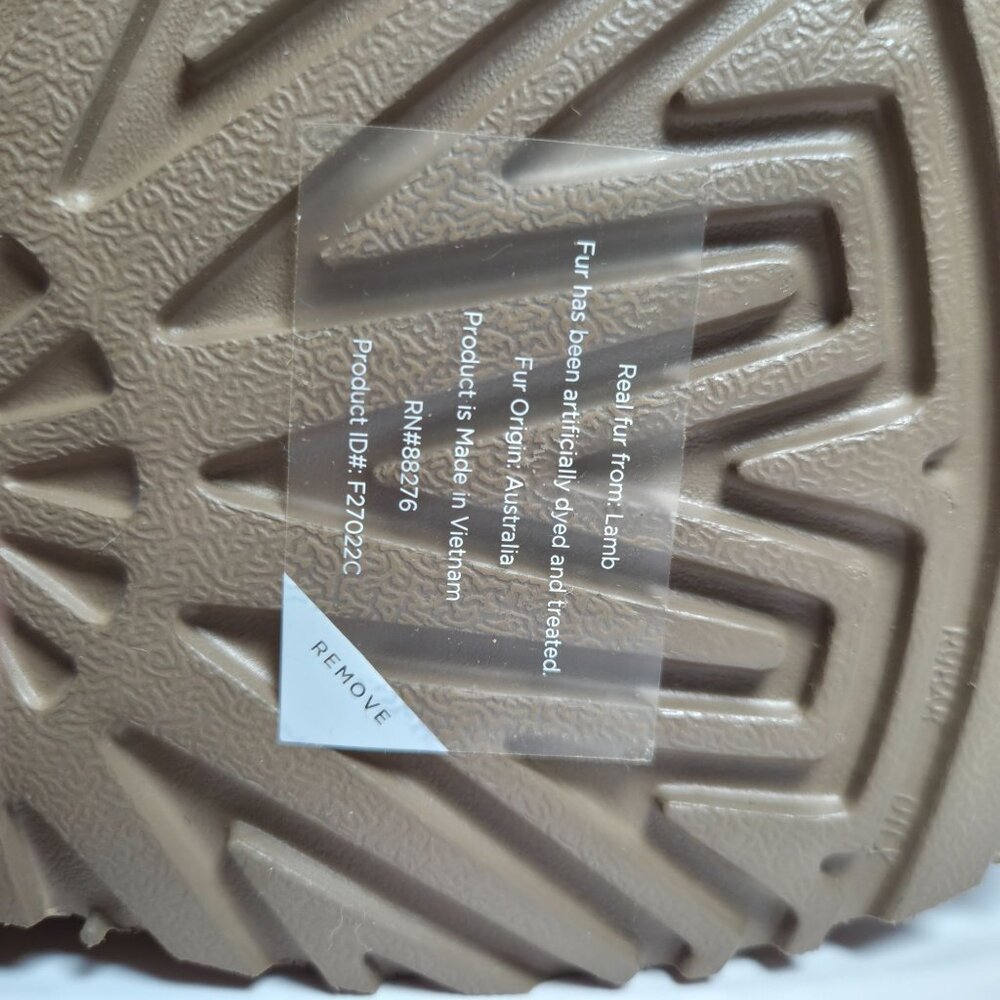 UGG W Bailey Bow II Boots Womens Size 8 Tan Sheepskin Suede Winter - Picture 8 of 9